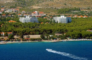 Hotel Medena from sea    